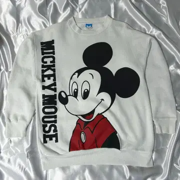 구제 의류 80's DISNEY 미키마우스 캐릭터 맨투맨 USA