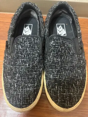 VANS 블랙/그레이 슬립온