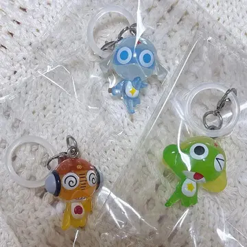 개구리 중사 케로로 메지루시 액세서리 가챠 3개 세트
