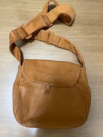 genten 가죽 숄더백 브라운