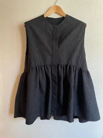 meri 미 부클레 자카드 2way 베스트 블랙