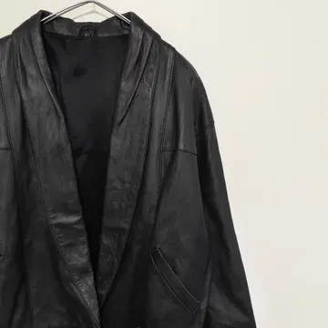 [재팬 빈티지] 레어 라무 양가죽 짧은 기장 스트랩 가죽 자켓