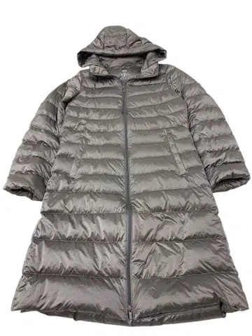 e471 UNIQLO 울트라 라이트 다운 후드 부착 다운 코트