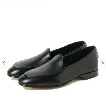 폴페타 블랙 가죽 로퍼