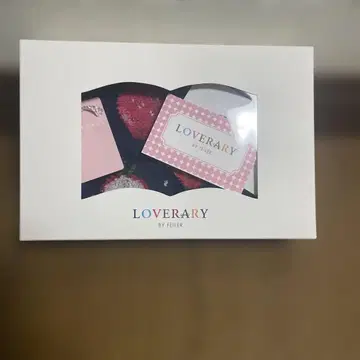 러브리 바이 페이러 새상품 스트로베리 도트 화장품 파우치 L 네이비