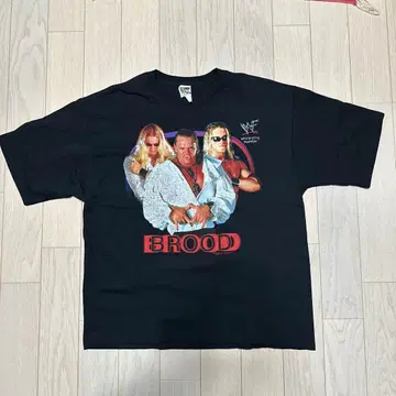 WWE WWF BROOD 크리스천 엣지 갱그렐 프로레슬링 T셔츠