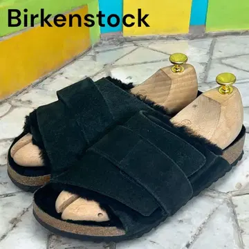 레어 버켄스탁 교토 스웨이드 시어링 블랙 26.5cm