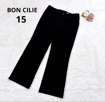 봉시리에 팬츠 블랙 빅 사이즈 바지 스트레치 3L 상당