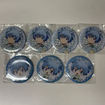 암살교실 제비뽑기당 온라인 복권 시오타 나기사 캔뱃지 7개 세트