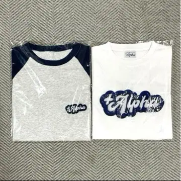 [ 미개봉 새상품 ] 나니와단시 +Alpha 티셔츠 롱티셔츠 2세트