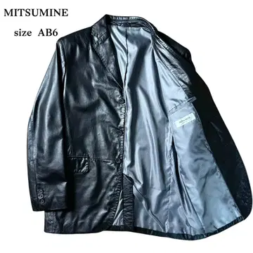MITSUMINE 미츠미네 가죽 테일러드 자켓 라무 내퍼