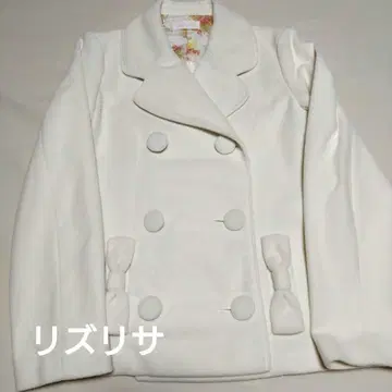 리즈리사 화이트 더블 브레스트 테일러드 자켓