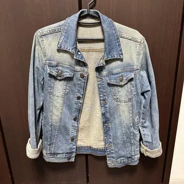 라이트 블루 데님 자켓 그레이 청바지