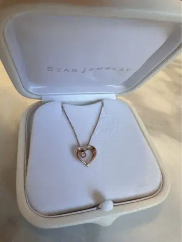 STAR JEWELRY 하트형 목걸이