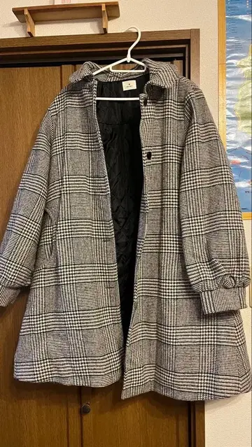 merry jenny 체크 무늬 코트