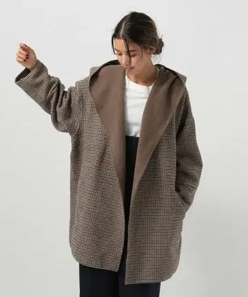 새상품 BAYFLOW 베이플로우 리버 코트 체크 코트