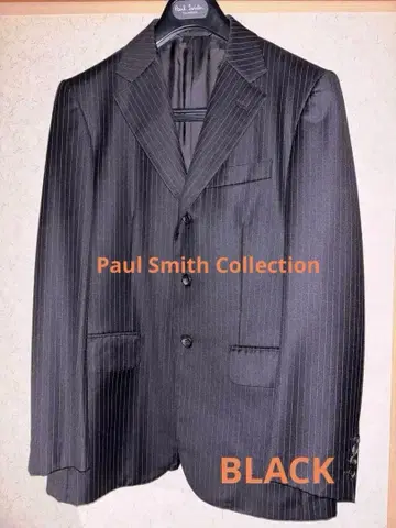 폴스미스 컬렉션 오더 수트 블랙 스트라이프 자켓만