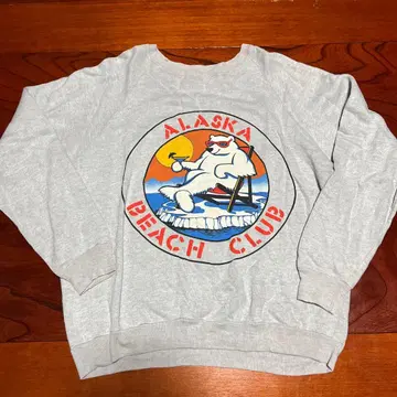 80s 90sOh sherry ALASKA BEACH CLUB 맨투맨