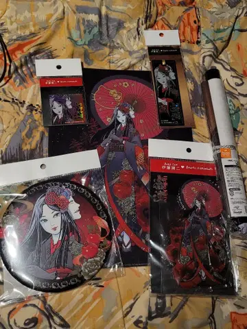 이토 준지 산리오 기모노 토미에 6종 세트 시부야 PARCO