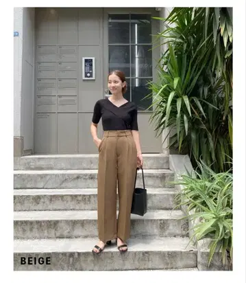 [ 새상품 ] [ 미사용 ] basement 커브 배기 팬츠