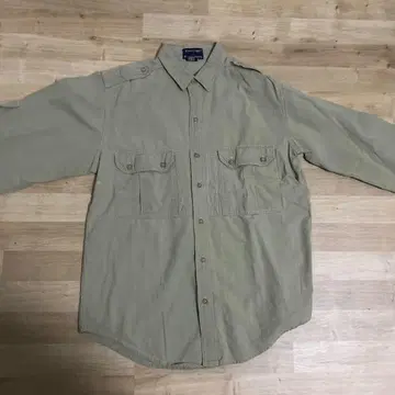 Revenge 카키 긴팔 셔츠