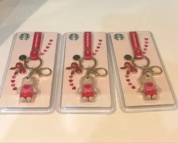 [ 새상품 ] 스타벅스 발렌타인 2025 베어리스타 키체인