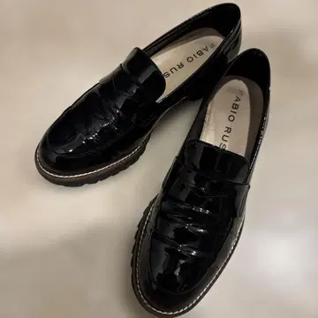 파비오 루스코니 에나멜 로퍼 23cm