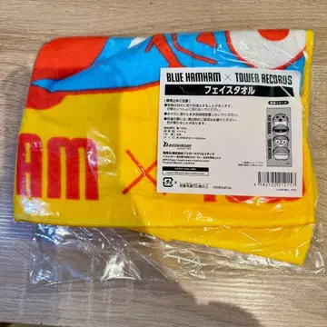 BLUE HAMHAM x TOWER RECORDS 페이스 타월