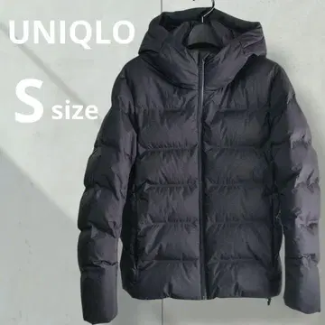 새상품급 유니클로 UNIQLO 심리스 다운 파카 S 블랙