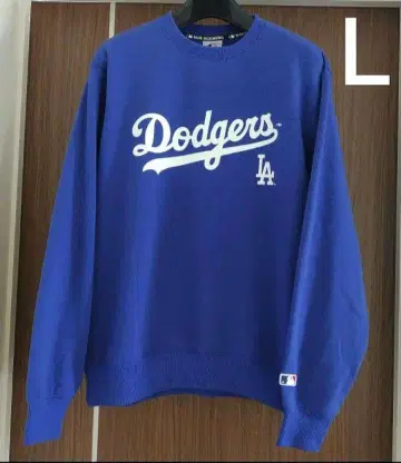 다저스 맨투맨 블루 L 사이즈 메이저리그 공식 택 포함 미사용 새상품