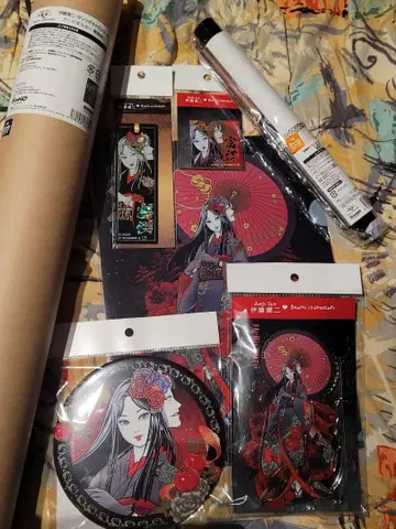 이토 준지 산리오 기모노 토미에 7종 세트 시부야 PARCO