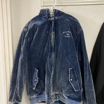 BILLABONG 후드 부착 자켓 M 네이비