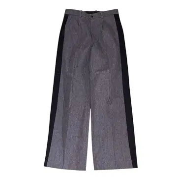 발데77 varde77 라인 팬츠 슬랙스 와이드 아메카지