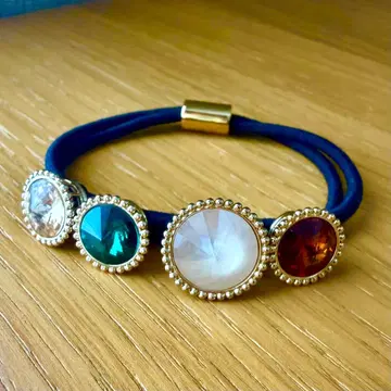 컴플렉스 비즈 포니 머리끈