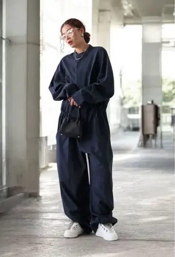 [ 새상품 ] 네이비 올인원 Plus 사이즈