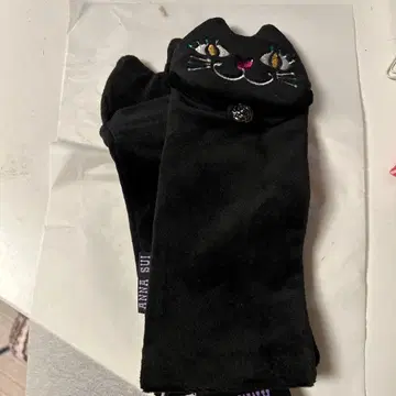 안나수이 ANNASUI 고양이 모티브 장갑 미사용 새상품