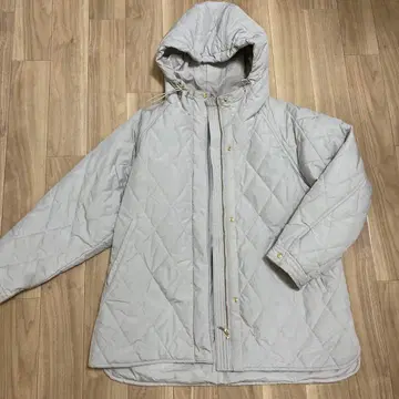 any FAM 베이지 퀼팅 자켓