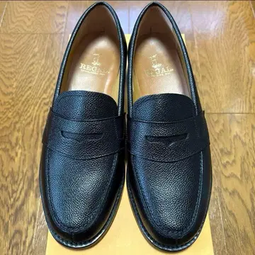 [ 새상품 ] 리걸 REGAL 코인 로퍼 블랙 25.5cm