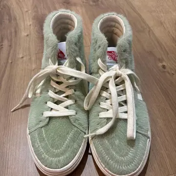 Vans 하이컷 스니커즈 민트 그린