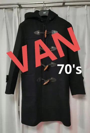 VAN 네이비 더플 코트 70s