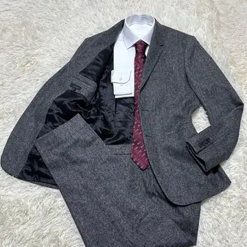 COS 트위드 수트 상하의 캐시미어 혼방 다크 그레이 M 사이즈 상당