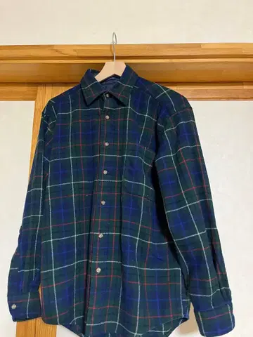 Pendleton 울 셔츠 S 체크 무늬