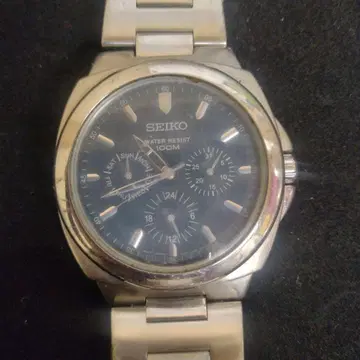 SEIKO 스테인리스 스틸 시계 100m 방수