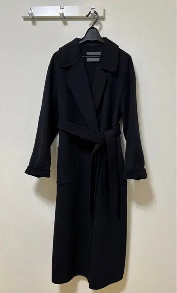 스픽 앤 스팬 울 롱 코트 네이비 36