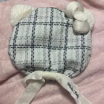 유니버셜 USJ 헬로키티 트위드 베레모