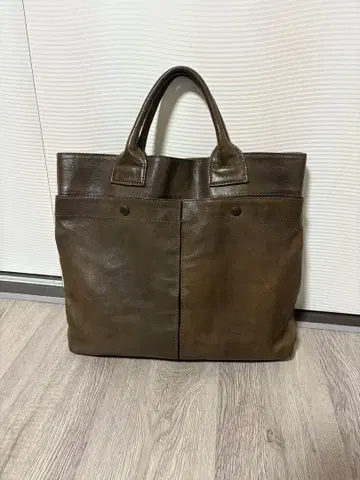 헬멧백 가죽 토트백