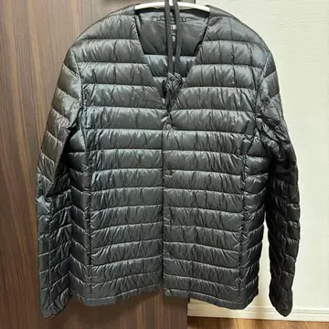 유니클로 울트라 라이트 다운 컴팩트 자켓 블랙 남성용 M