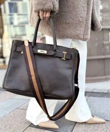 시타 파란티카 주름 가죽 백