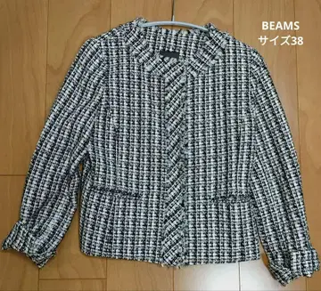 [새상품급] BEAMS 트위드 자켓 38 (M) 사이즈