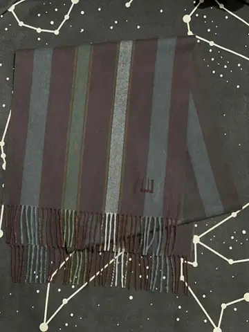 미사용 던힐 dunhill 머플러 퓨어 램스울